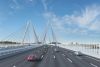 Neue Rheinbrücke aus Autofahrerperspektive